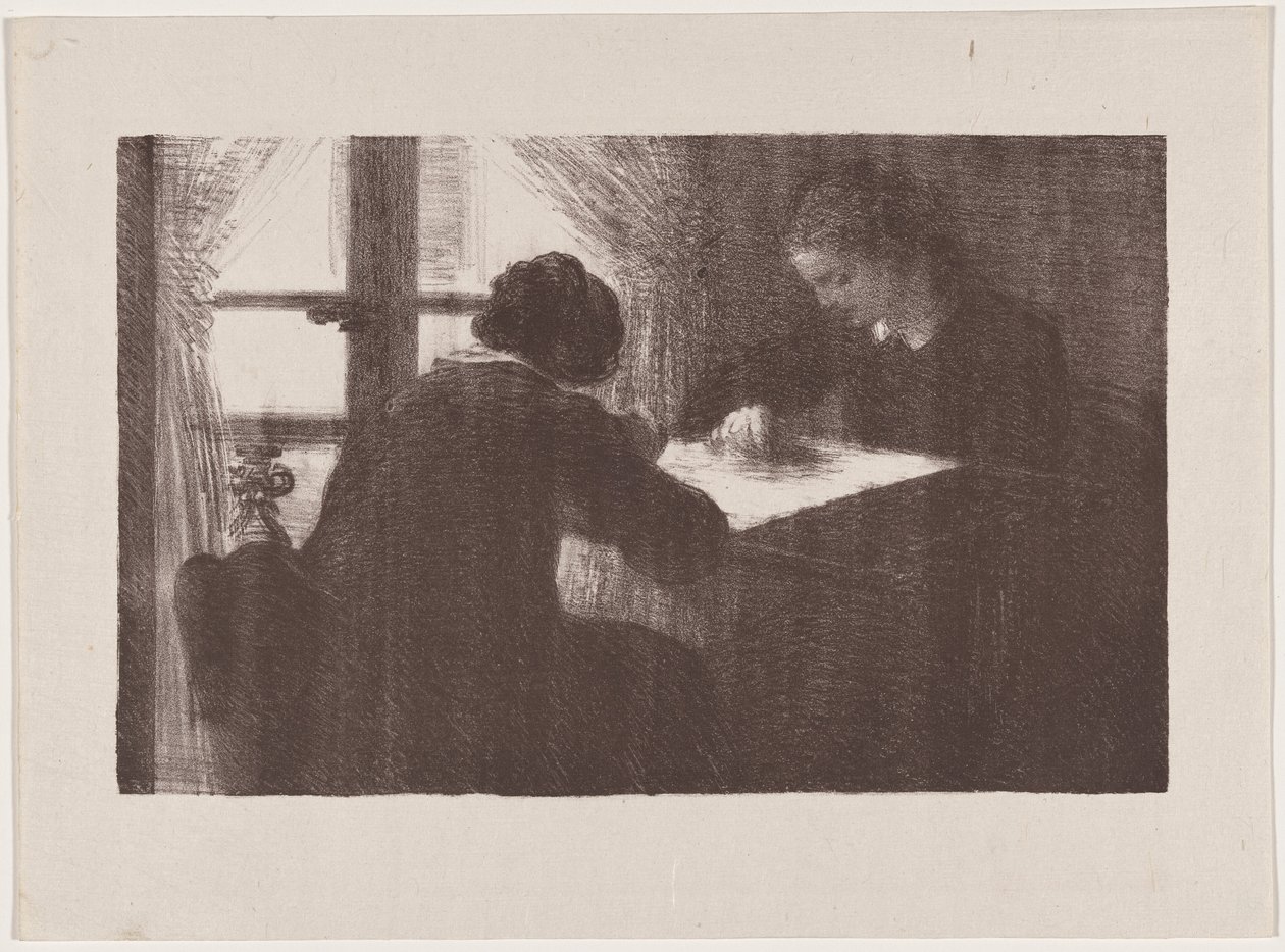 Intérieur (Les brodeuses) - Henri Fantin-Latour