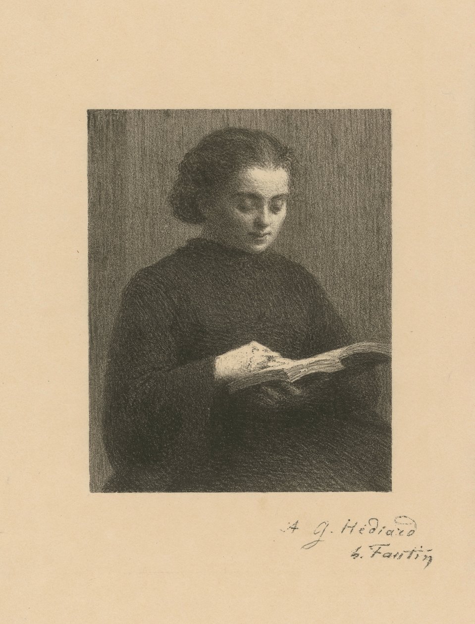 Femme lisant - Henri Fantin-Latour