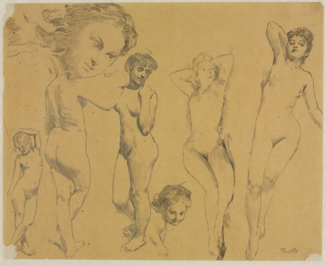 Études de nus féminins - Henri Fantin-Latour