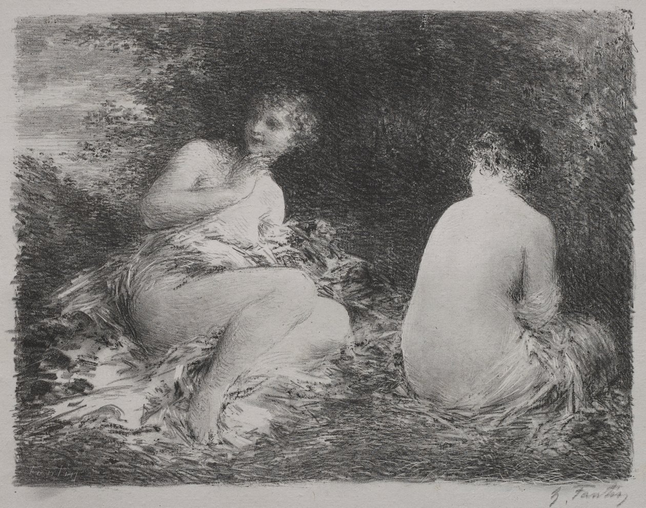 Baigneurs - Ignace Henri Jean Fantin Latour
