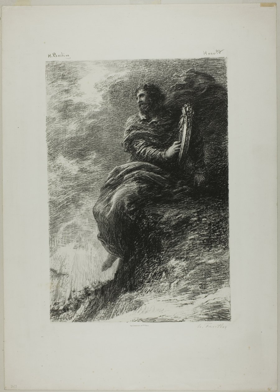 Harold : Dans les montagnes - Ignace Henri Jean Fantin Latour