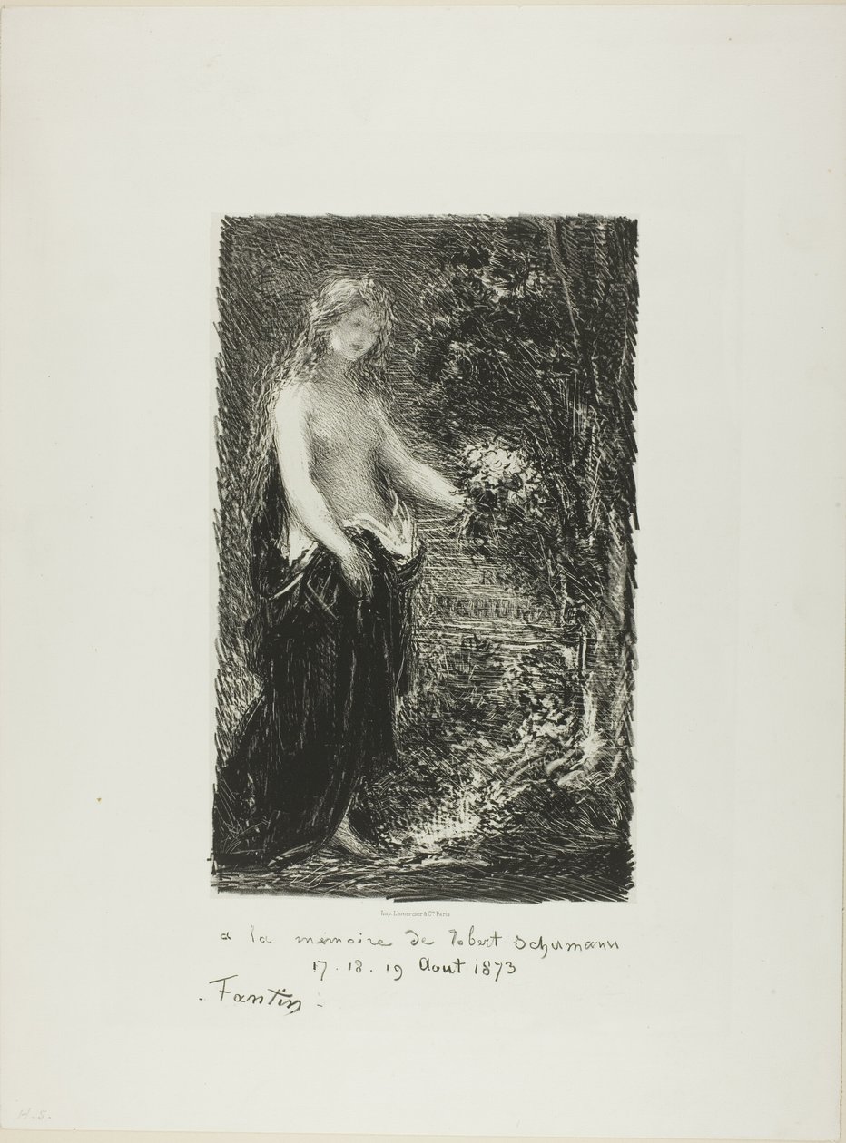 En mémoire de Robert Schumann - Ignace Henri Jean Fantin Latour
