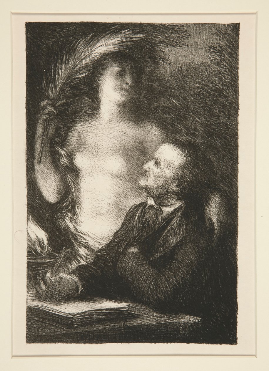 La Muse - Ignace Henri Jean Fantin Latour