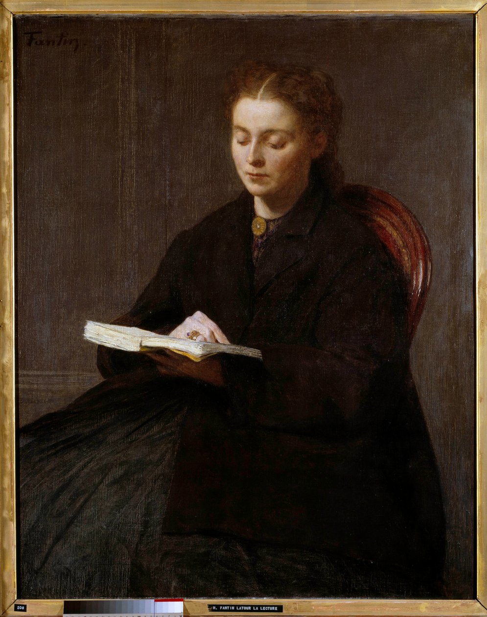 La lecture - Ignace Henri Jean Fantin-Latour