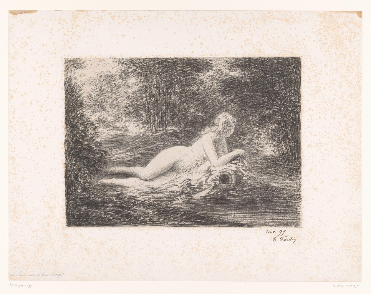 Nymphe avec cruche d