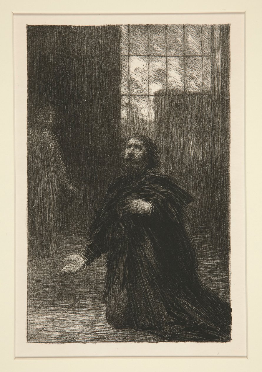 Rienzi : acte V, prière de Rienzi - Ignace Henri Jean Fantin Latour