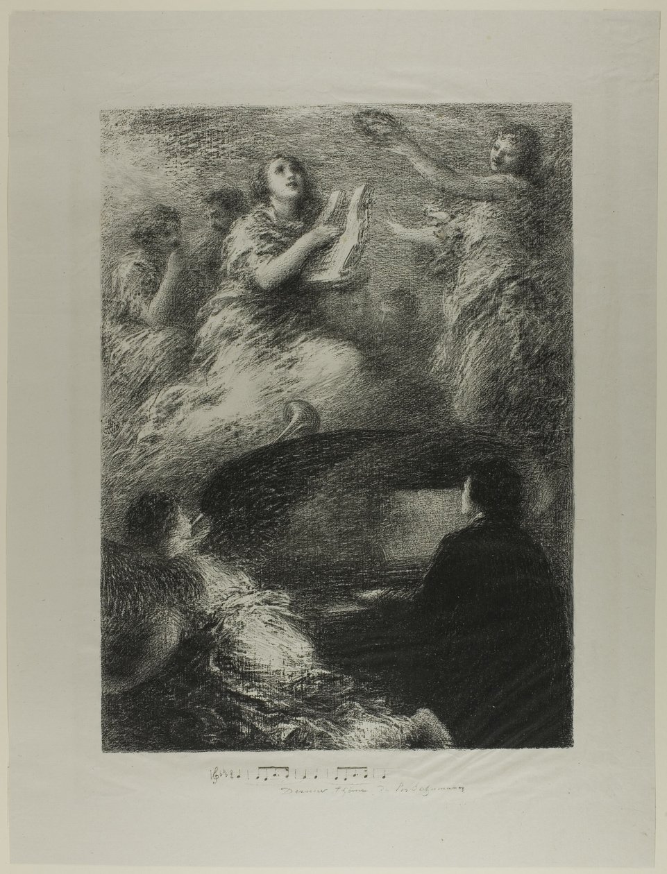 La dernière composition de Robert Schumann - Henri Fantin Latour