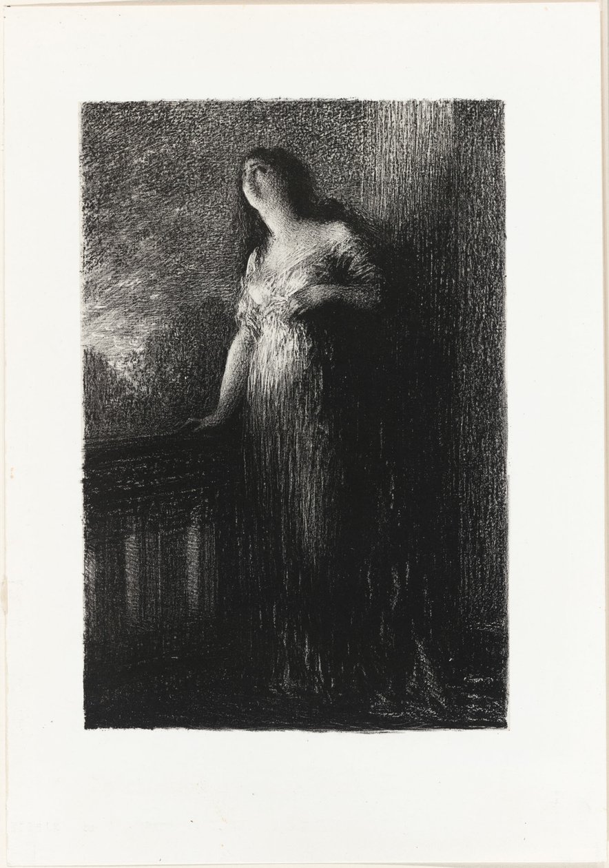 Roméo et Juliette : Confidences dans la nuit - Ignace Henri Jean Fantin Latour