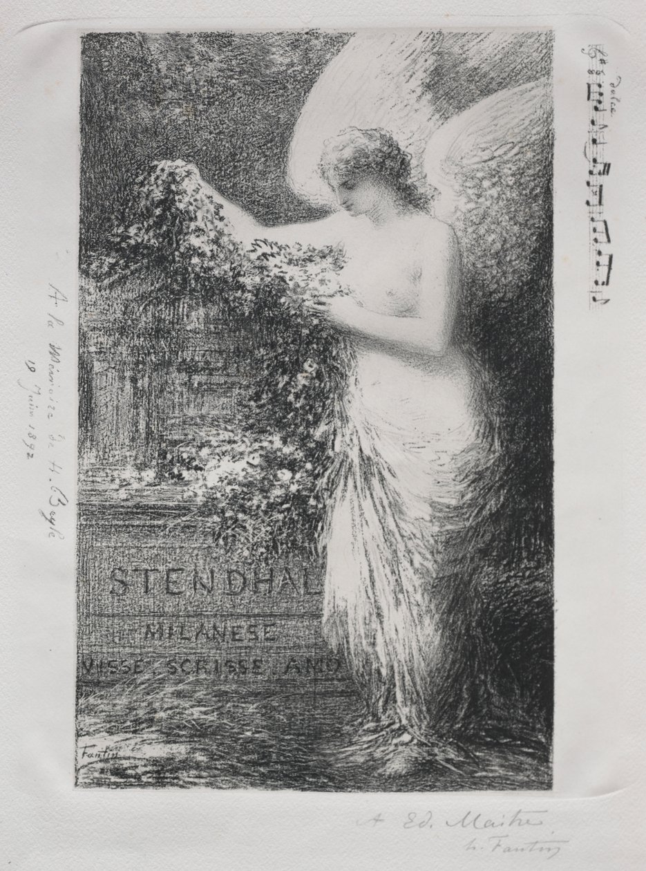 À Stendhal - Ignace Henri Jean Fantin Latour
