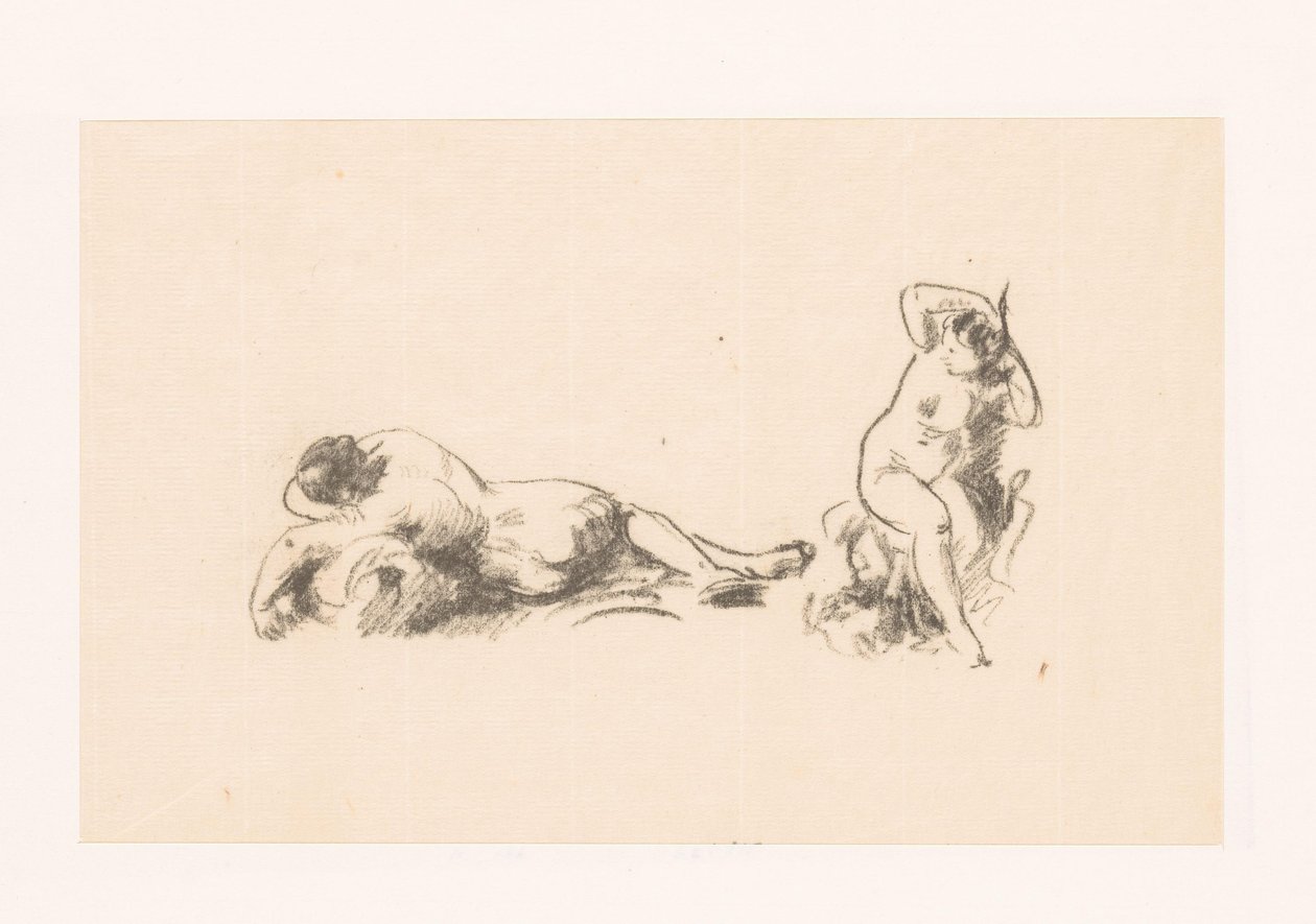 Étude de deux femmes nues - Ignace Henri Jean Fantin Latour