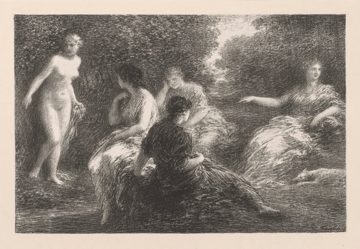Les Baigneurs - Ignace Henri Jean Fantin Latour