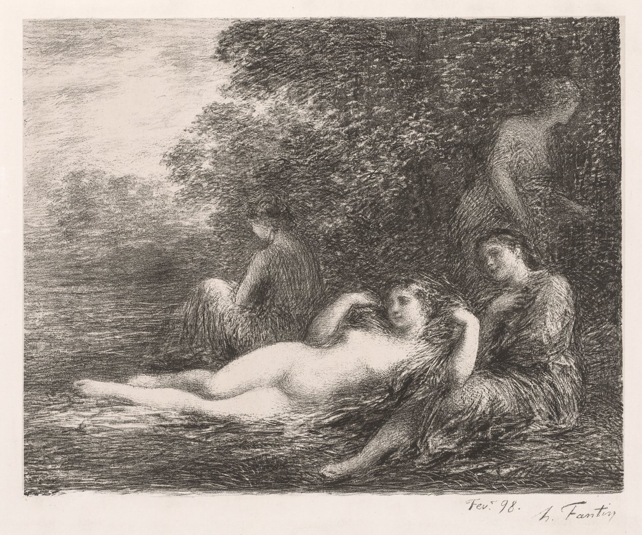 Les baigneurs - Ignace Henri Jean Fantin Latour