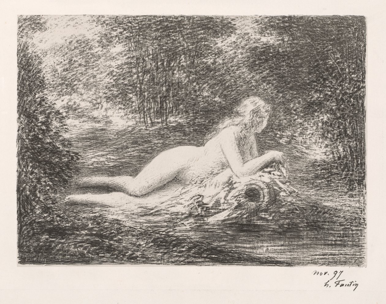 Le Printemps - Ignace Henri Jean Fantin Latour
