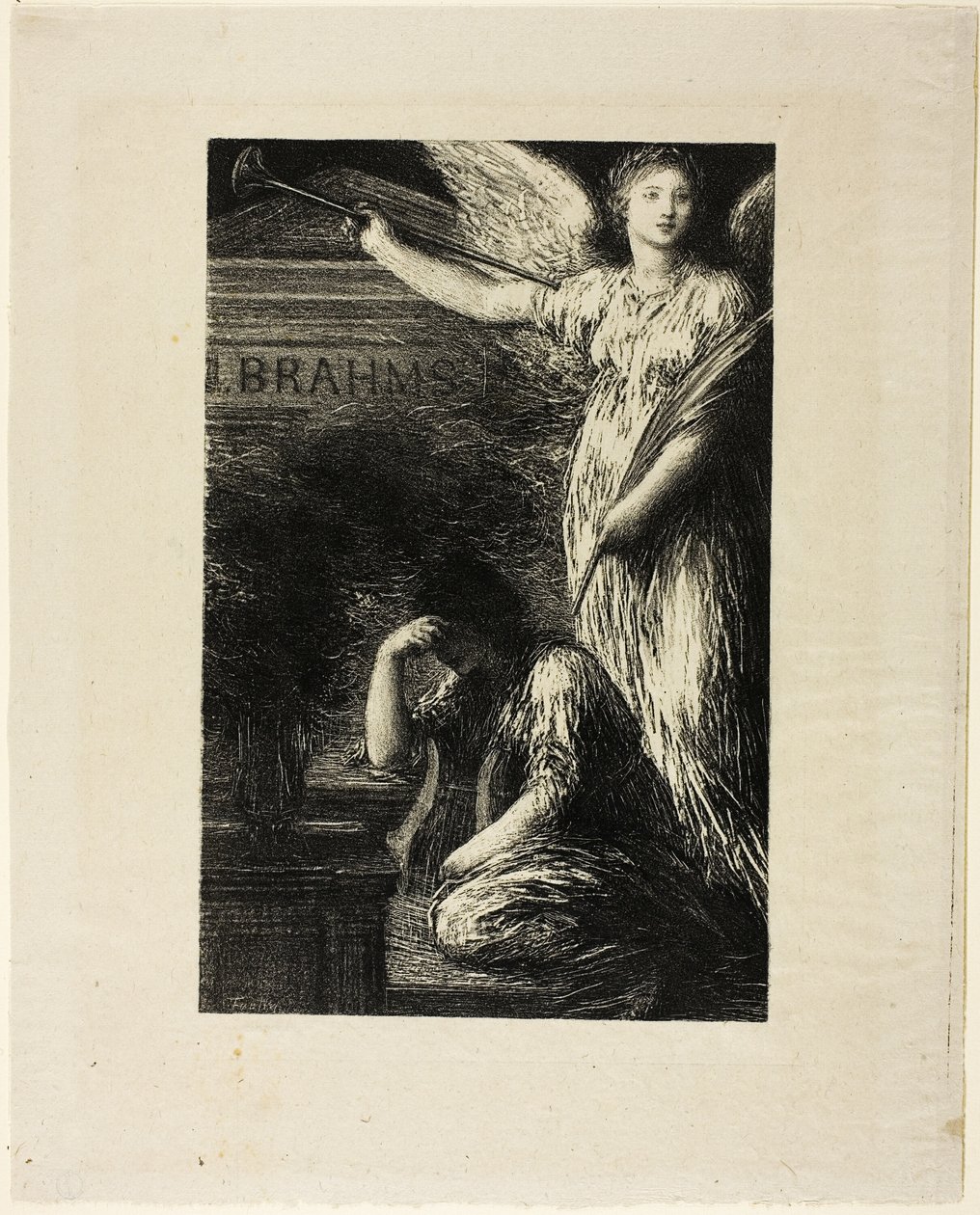 À J. Brahms - Ignace Henri Jean Fantin Latour