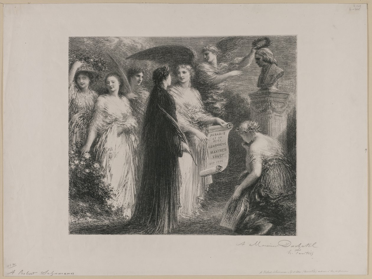 À Robert Schumann - Ignace Henri Jean Fantin Latour