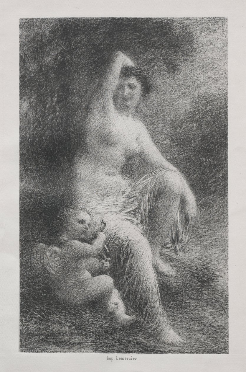 Vénus et Cupidon - Ignace Henri Jean Fantin Latour