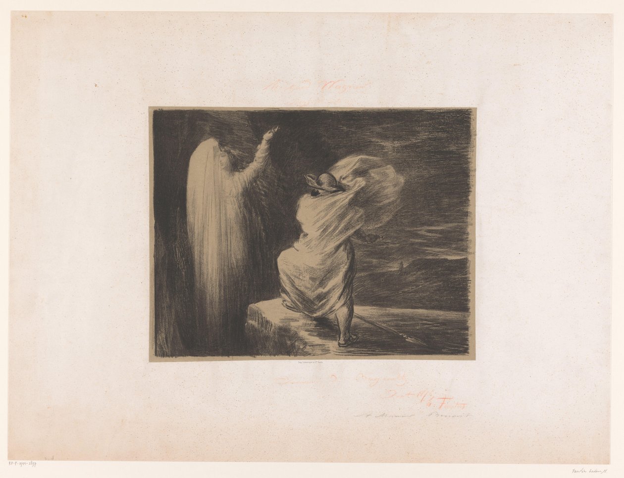 Wotan invoque la déesse de la terre Erda - Ignace Henri Jean Fantin Latour
