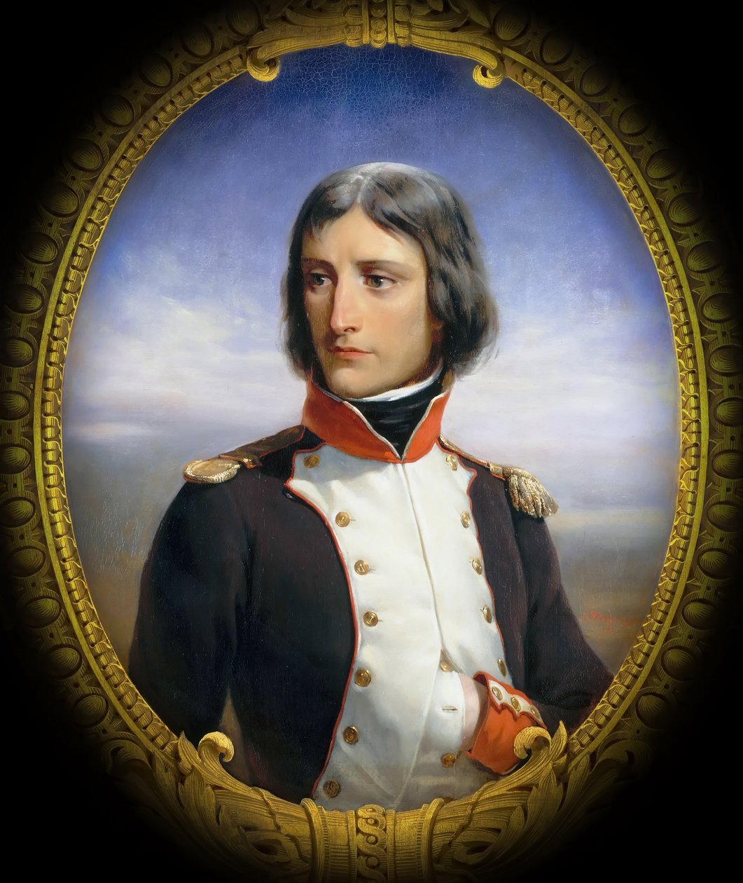 Napoléon Bonaparte en tant que lieutenant-colonel du 1er bataillon des volontaires républicains corses - Henri Felix Emmanuel Philippoteaux