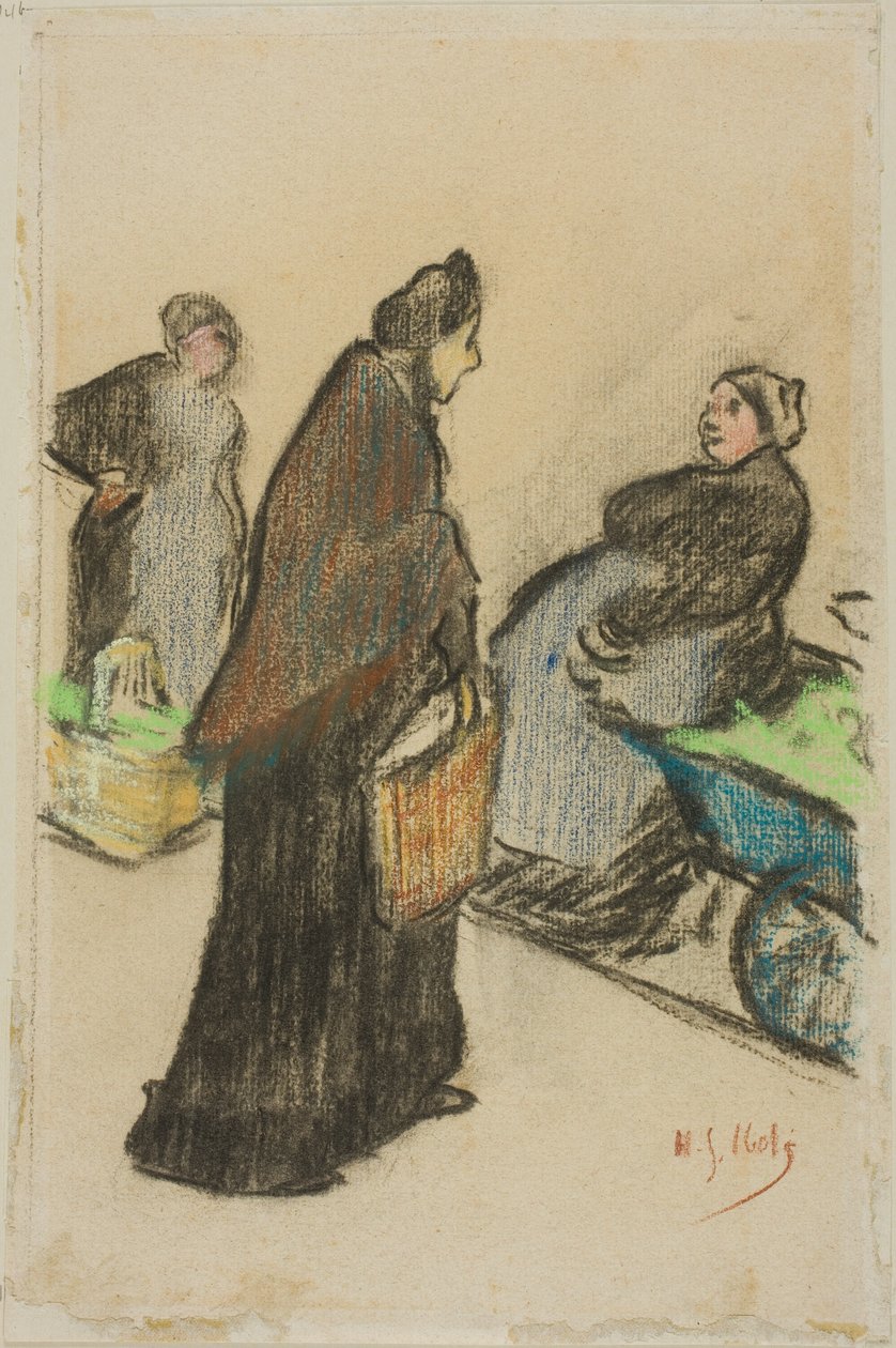 Femmes du marché - Henri Gabriel Ibels
