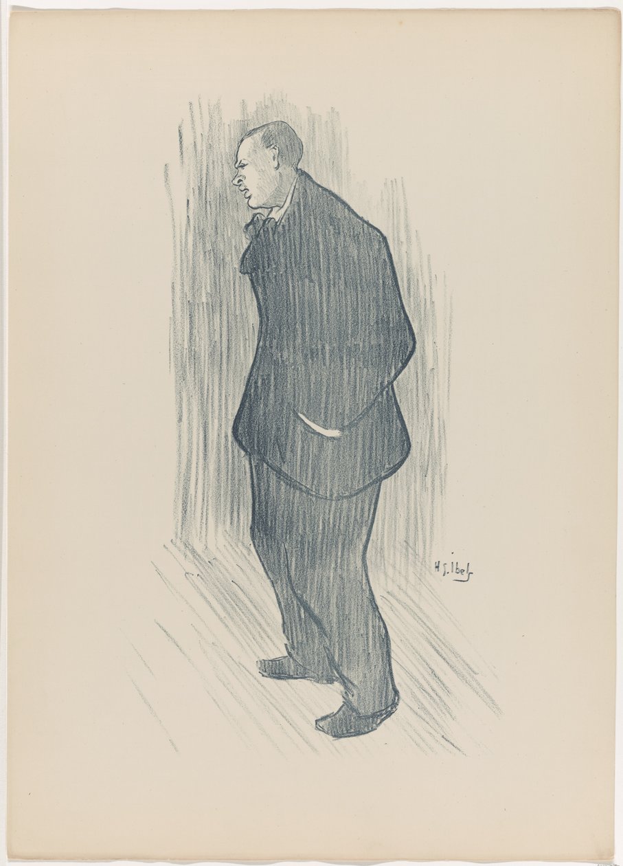 Mévisto, from Le Café-Concert - Henri Gabriel Ibels