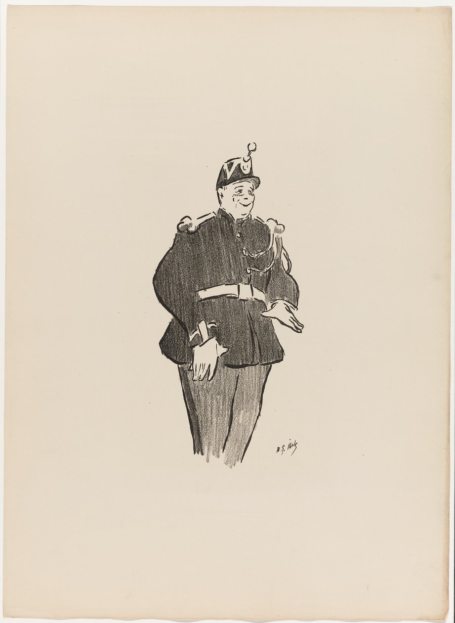 Polin, extrait de Le Café-Concert - Henri Gabriel Ibels