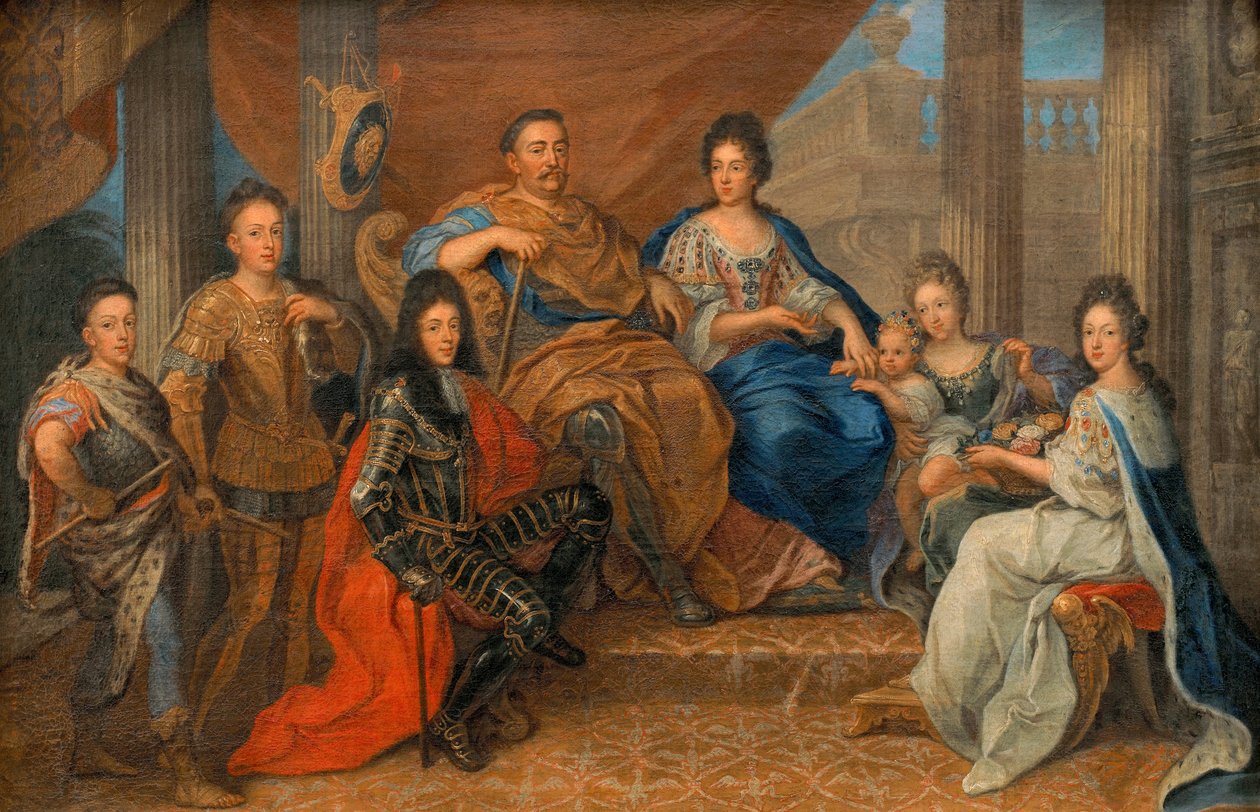 Polonais : Jean III Sobieski avec sa famille - Henri Gascar