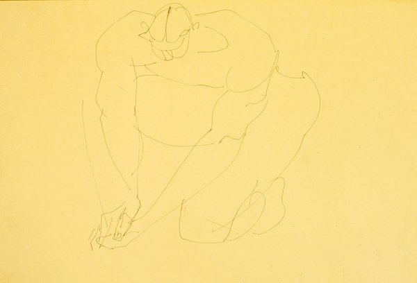 Homme Nu Agenouillé II - Henri Gaudier Brzeska