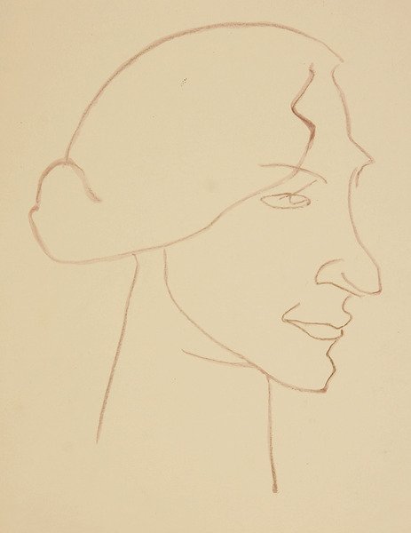 Sophie de profil - Henri Gaudier Brzeska