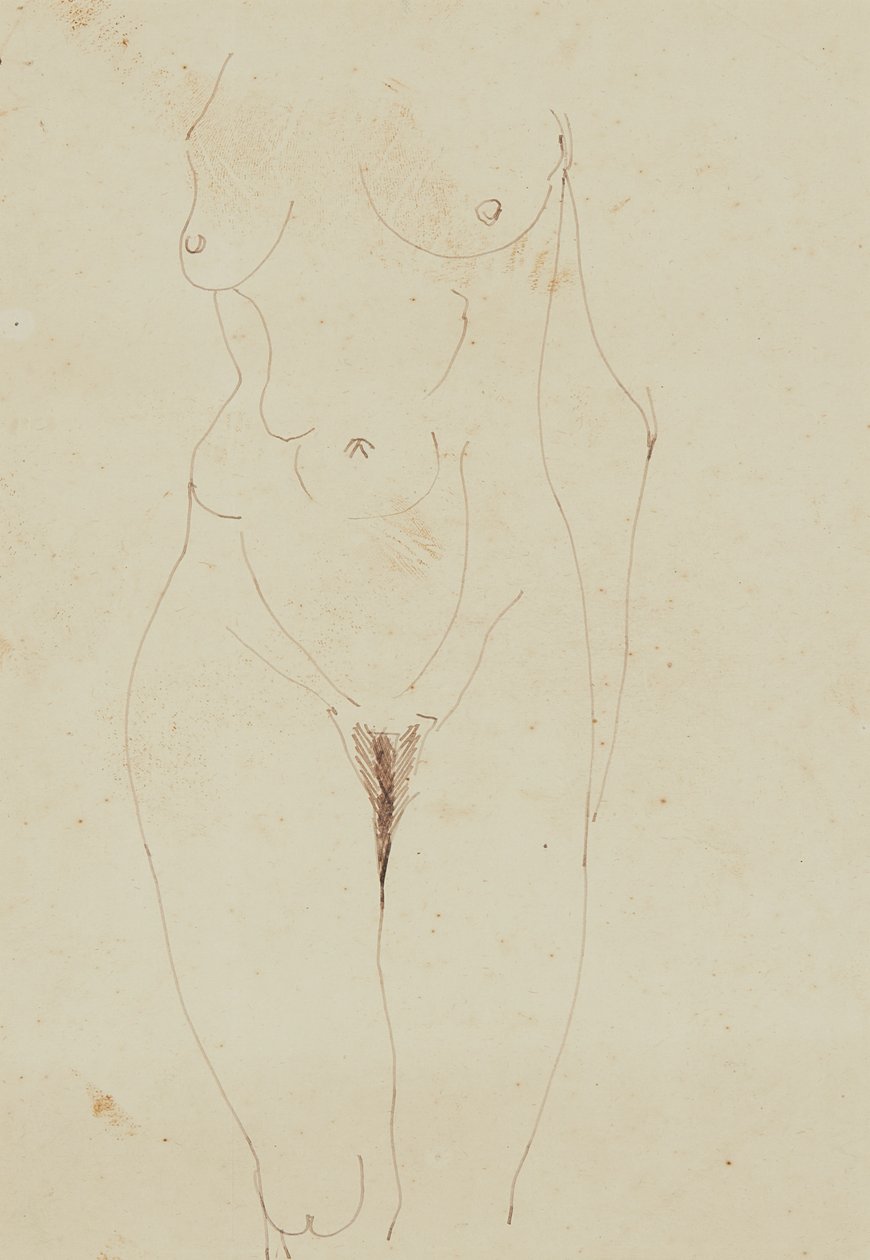 Torse nu féminin - Henri Gaudier Brzeska