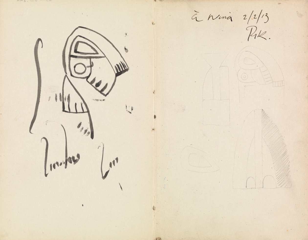 Cinq études sculpturales - Henri Gaudier Brzeska