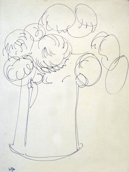Fleurs dans un pichet - Henri Gaudier Brzeska