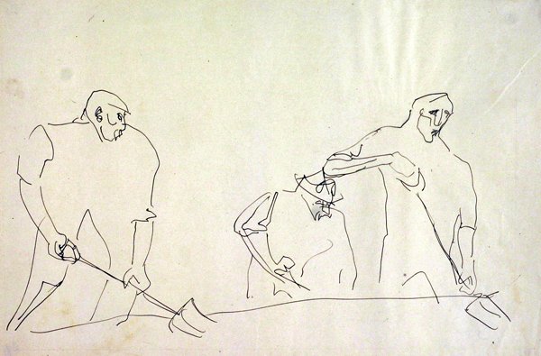 Travailleurs - Henri Gaudier Brzeska