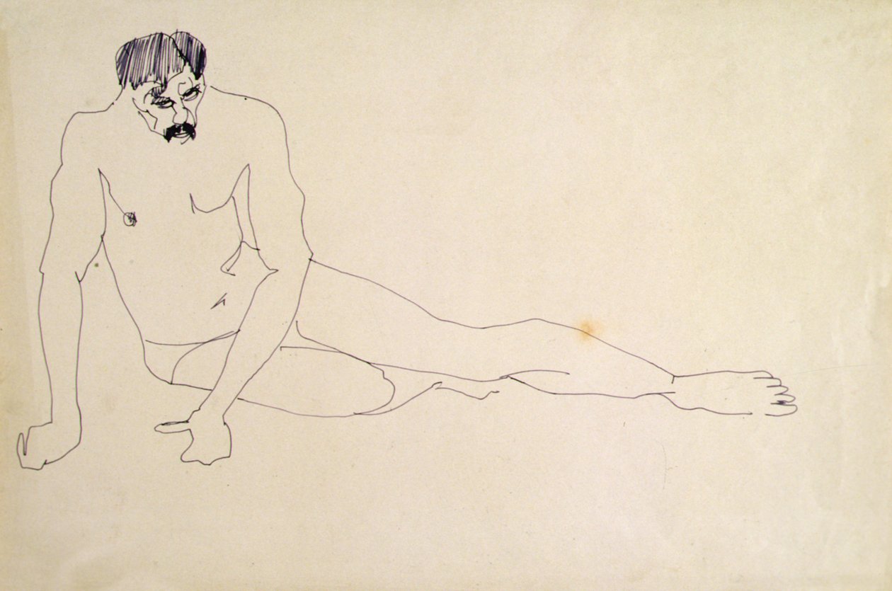 Nu masculin au repos - Henri Gaudier-Brzeska