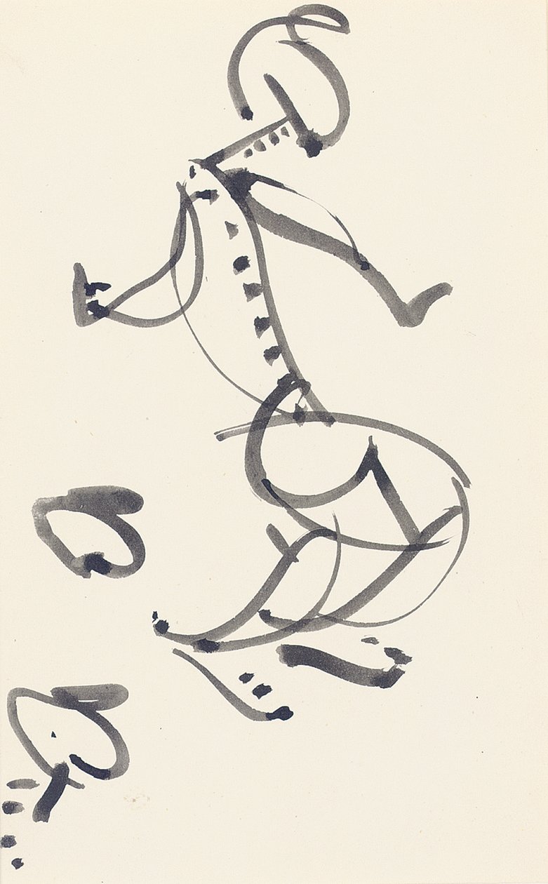 Étude pour « Danseuse de pierre rouge », 1914 - Henri Gaudier Brzeska