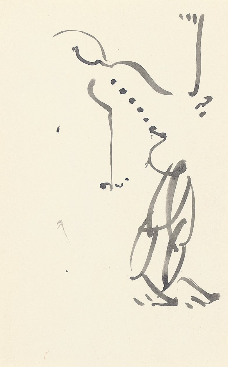 Étude pour "Danseuse en pierre rouge" - Henri Gaudier Brzeska