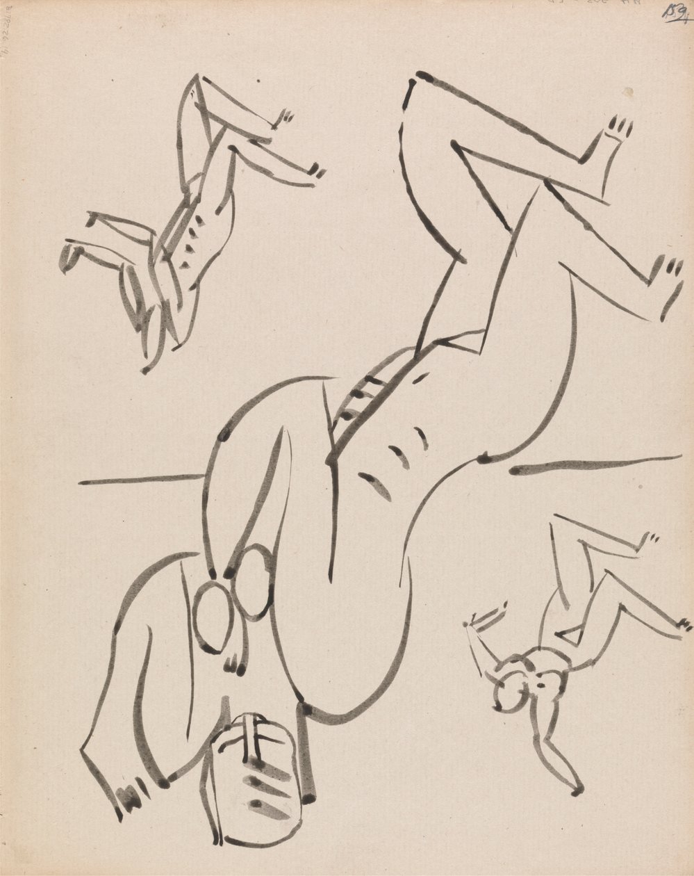 Trois études pour une figure féminine - Henri Gaudier Brzeska
