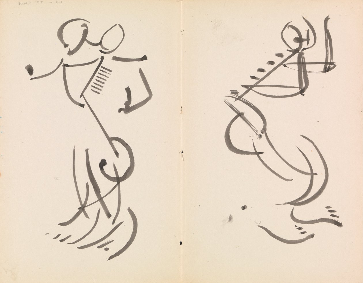 Deux figures dansantes - Henri Gaudier Brzeska