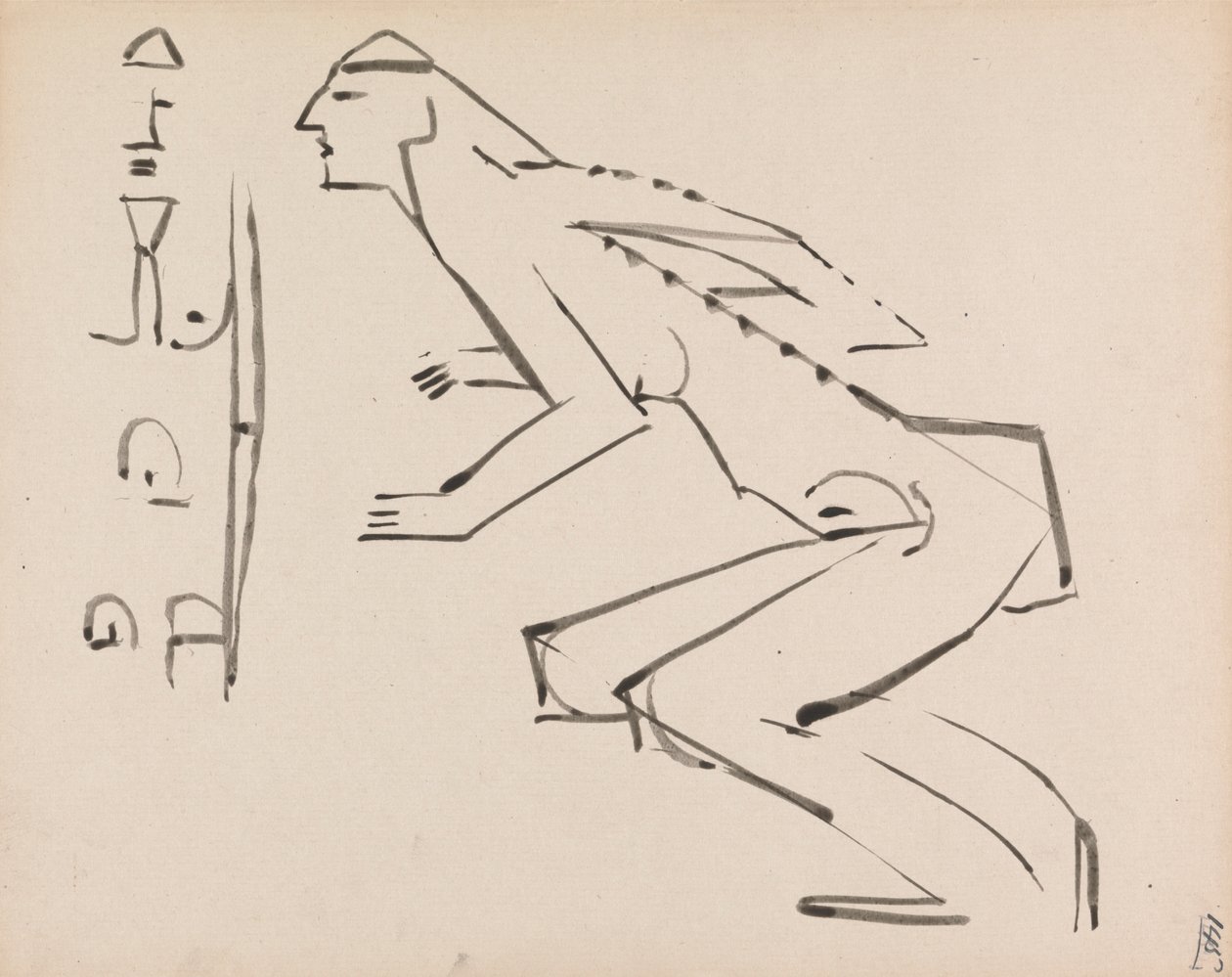 Deux études pour une sculpture - Henri Gaudier Brzeska