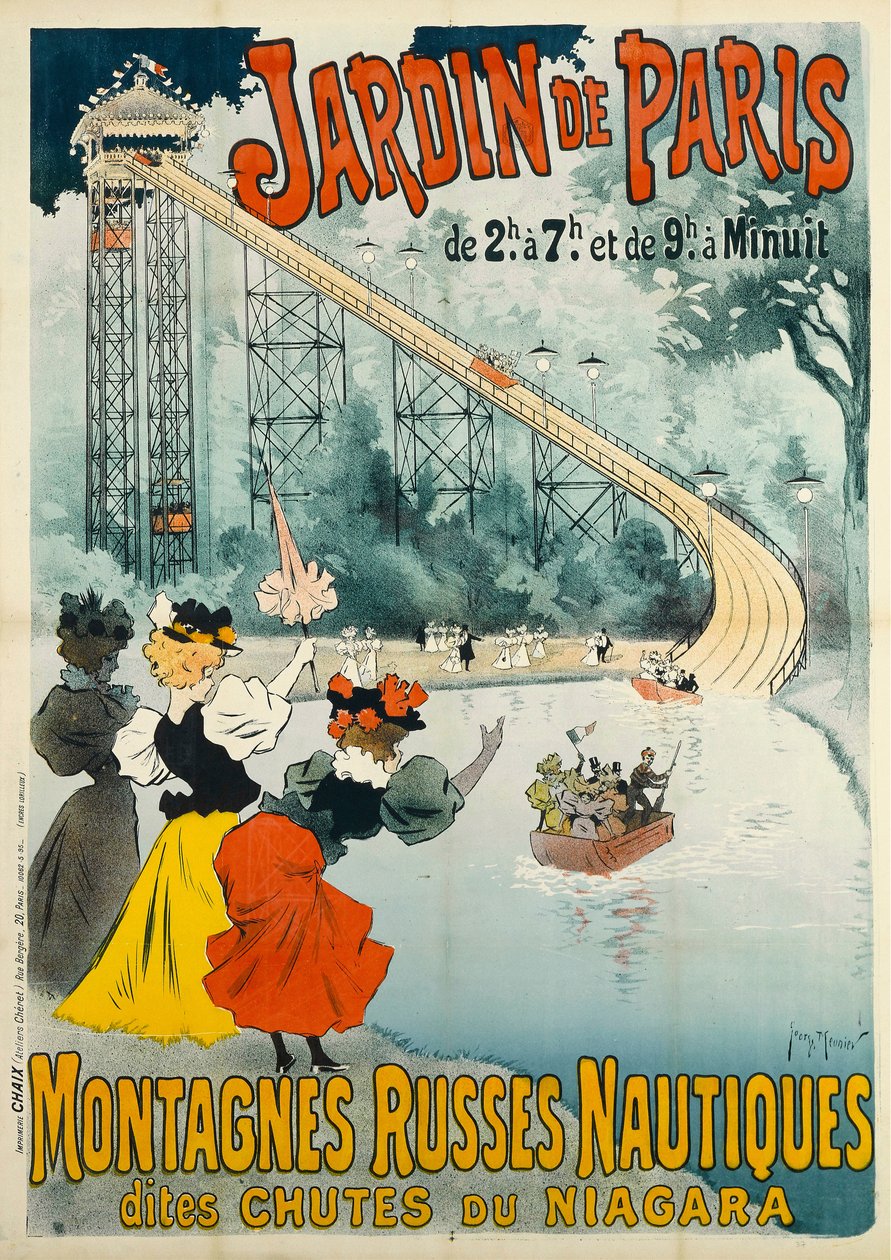 Jardin de Paris - Montagnes Russes, 1895 - Henri Georges Meunier