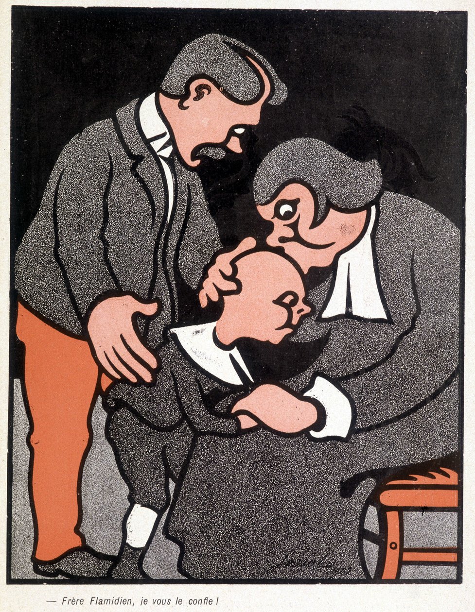Frère Flamidien, je vous le confie - par Henri Gustave Jossot, dans 