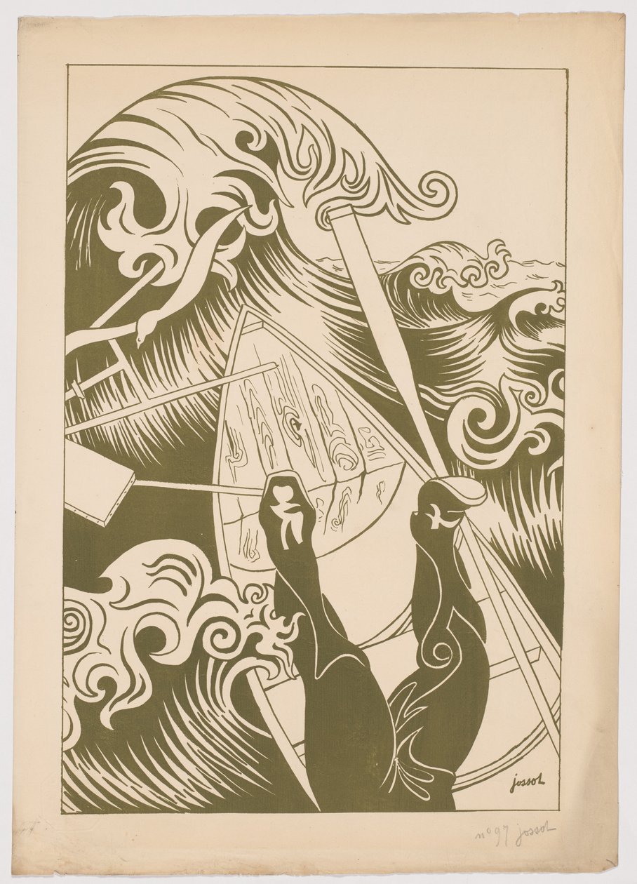 La Vague - Henri Gustave Jossot