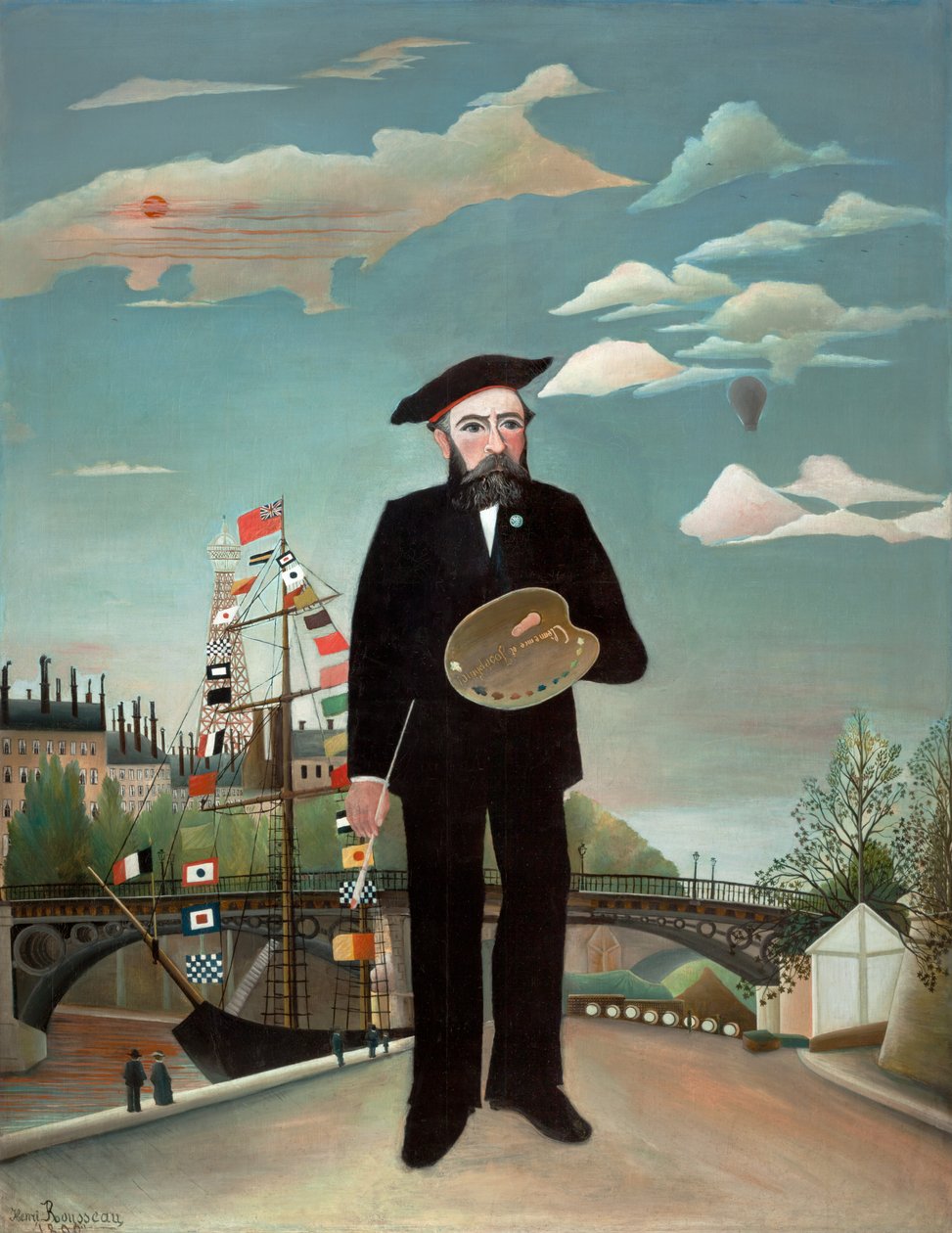 Moi-même : Portrait-Paysage - Henri J.F. 1844 1910 Rousseau