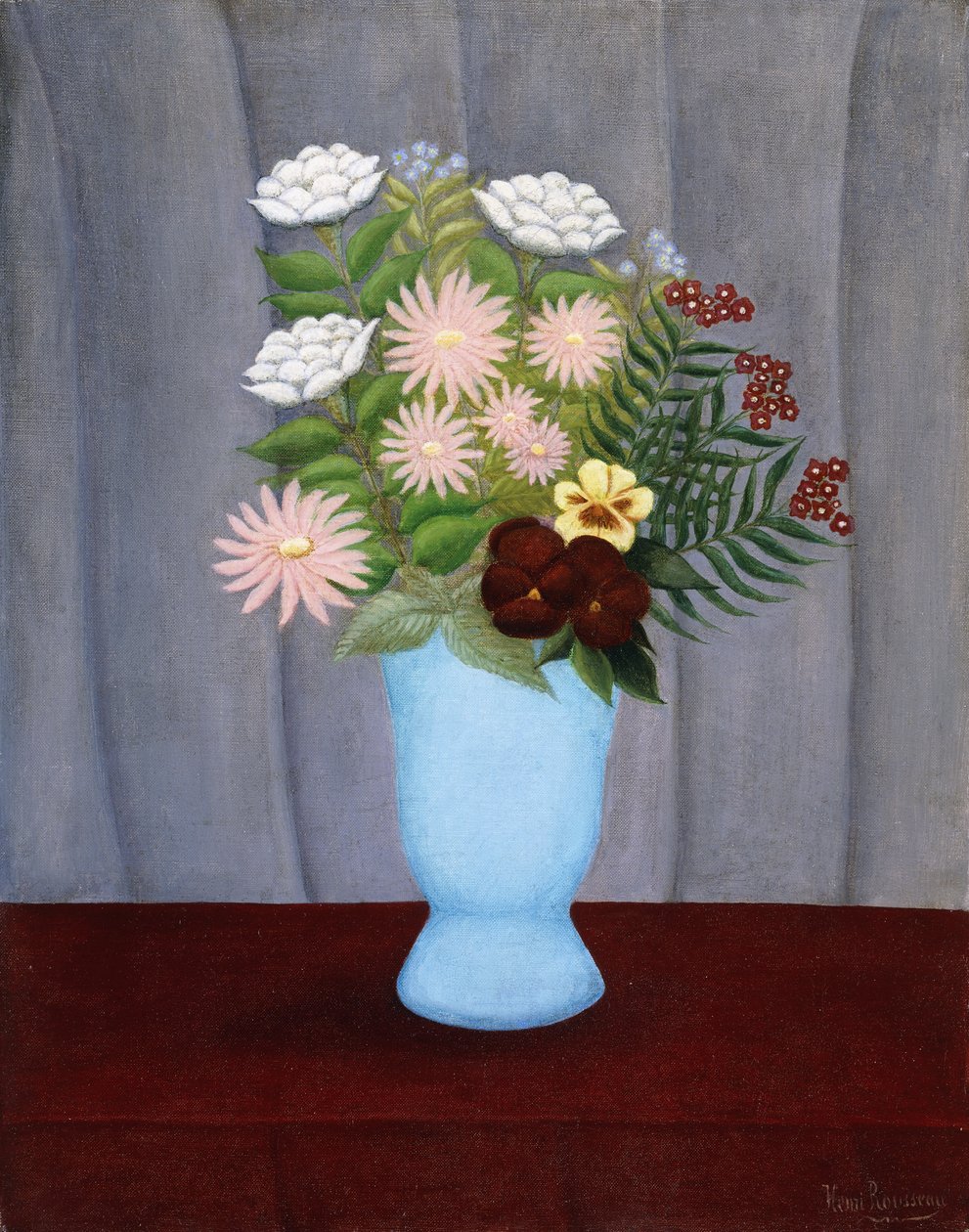 Fleurs de Jardin, c.1909-10 - Henri J.F. Rousseau