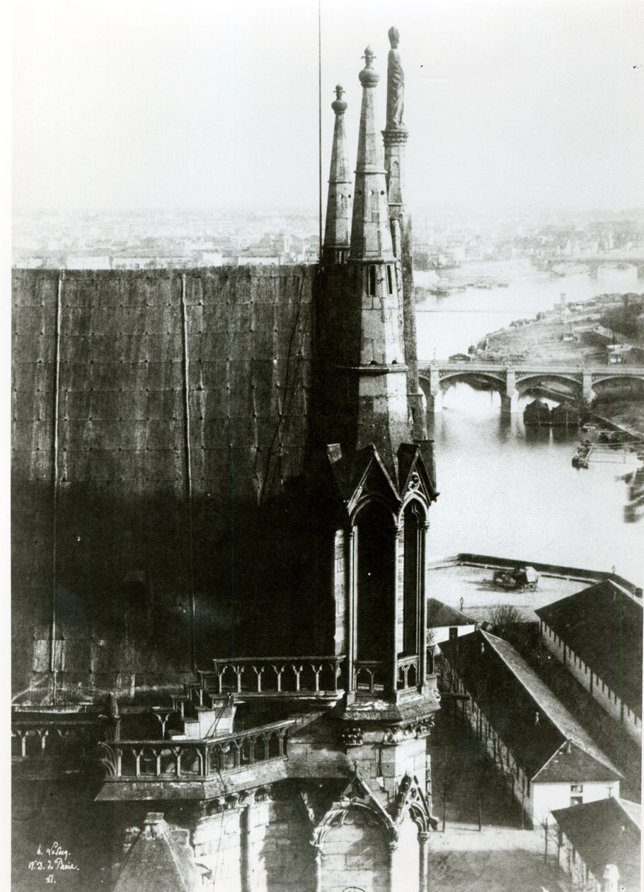 Vue de la cathédrale Notre-Dame de Paris et de la Seine, vers 1853 - Henri Jean Louis Le Secq