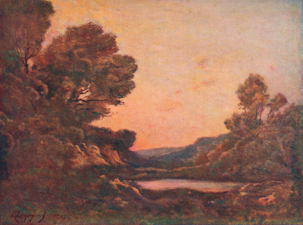 Coucher de soleil, 1907 - Henri Joseph Harpignies