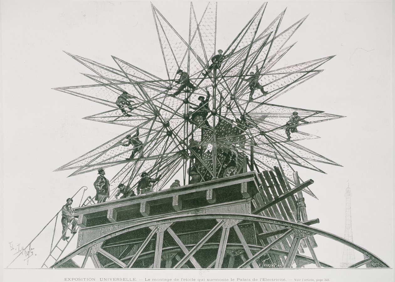 Exposition universelle de 1900 : Installation de l