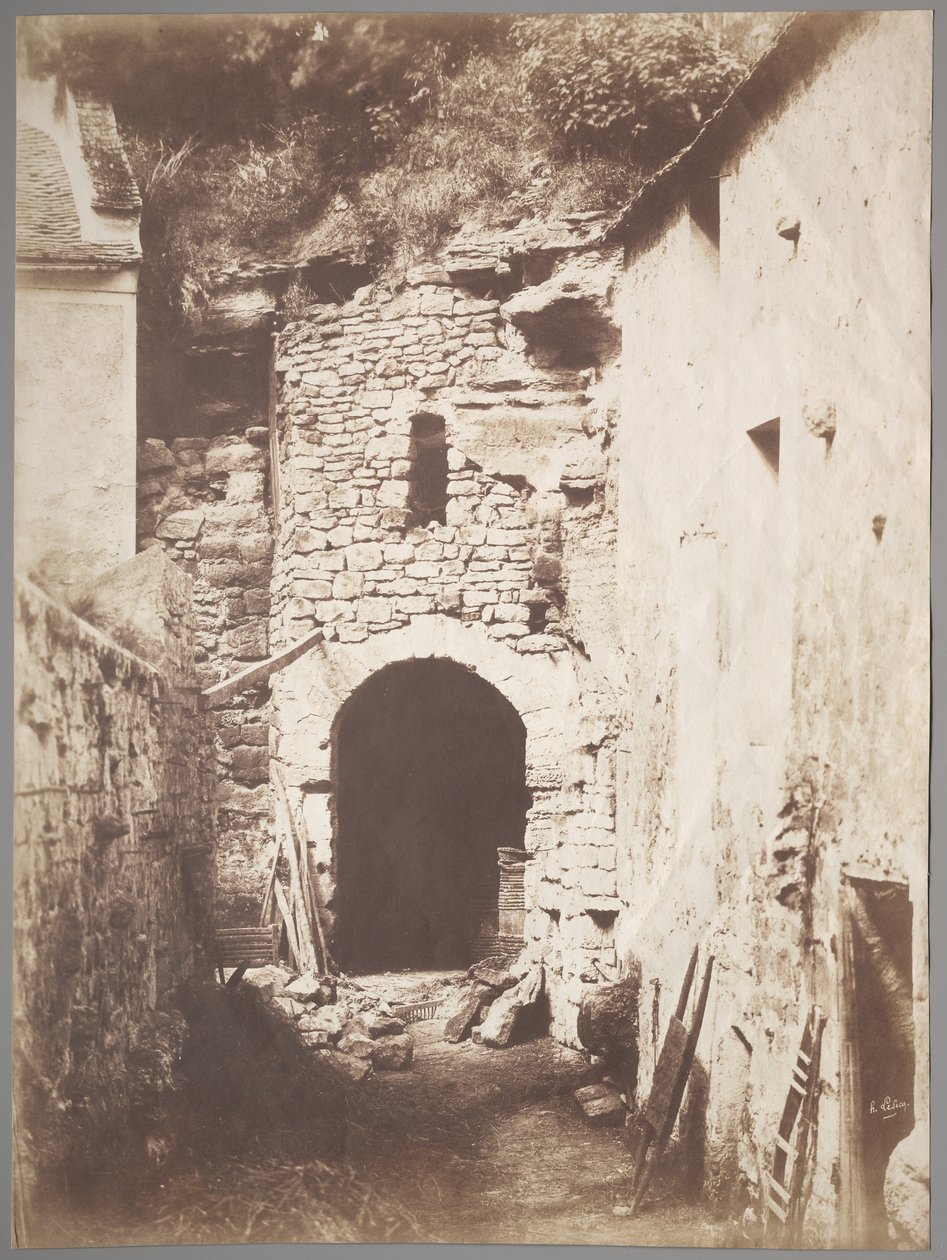 Derrière la Ferme Troglodyte - Henri Le Secq