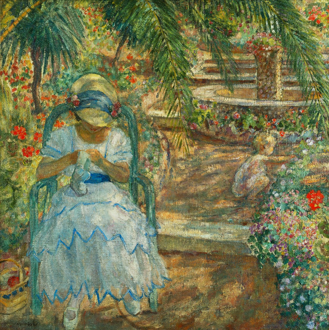 Sous les palmiers - Henri Lebasque