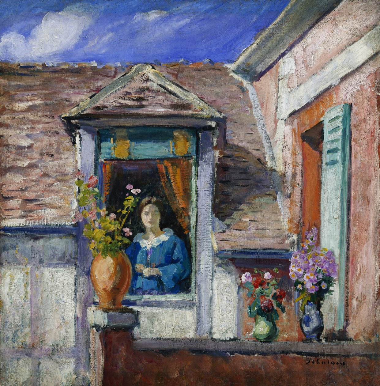 Femme à la fenêtre - Henri Lebasque