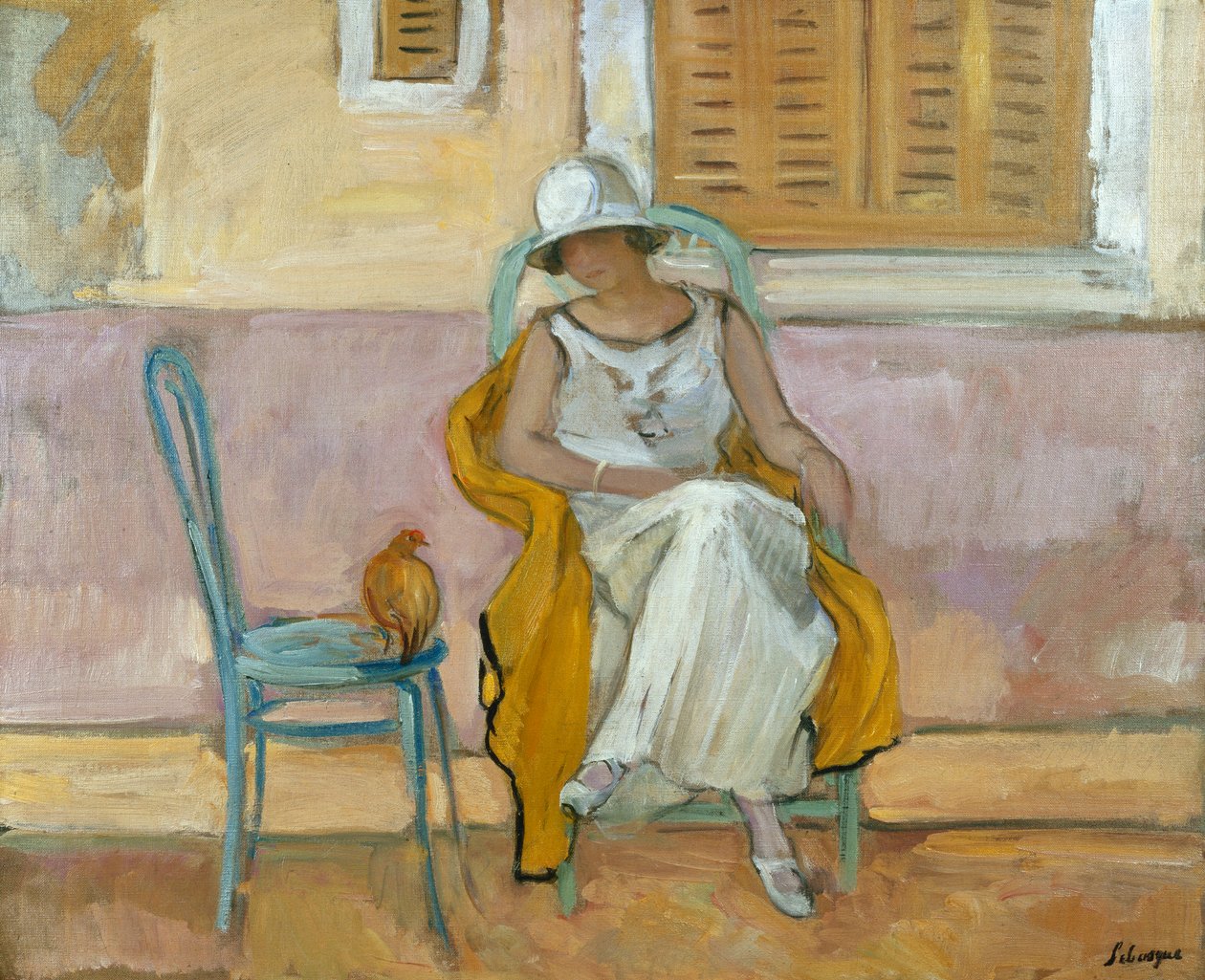 La Femme en robe blanche, vers 1923 - Henri Lebasque